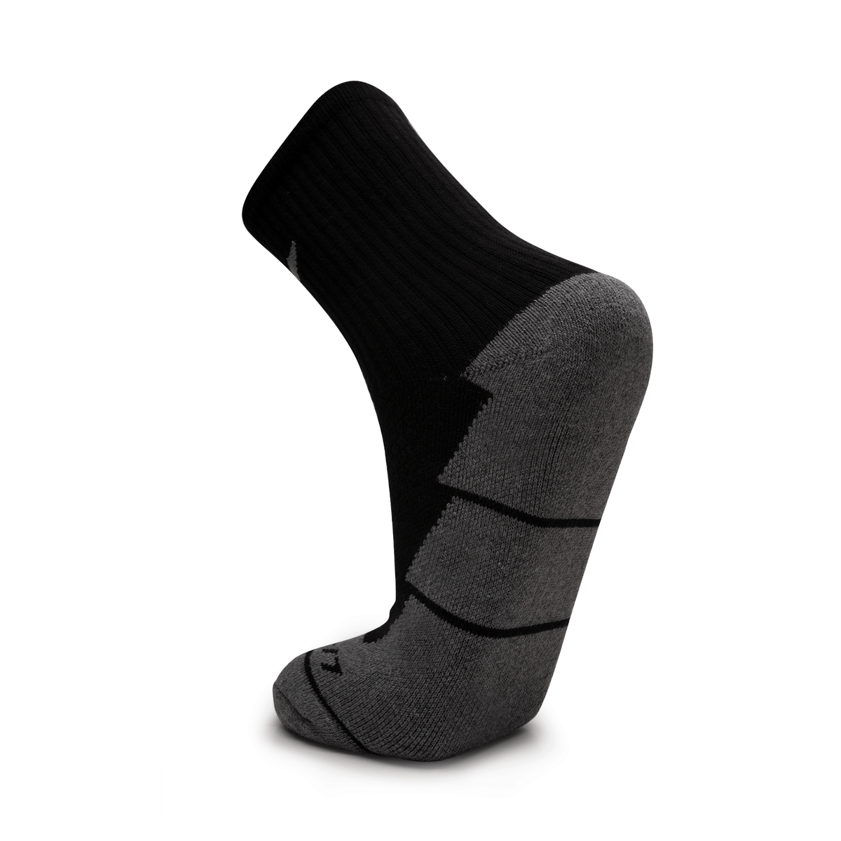 Step Socks (Black/Grey)