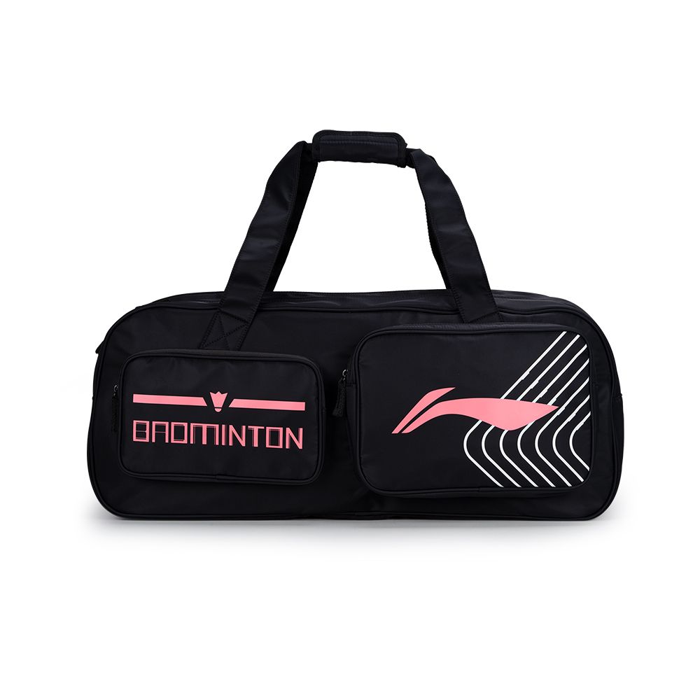 Qube Square Bag (Black/pink)
