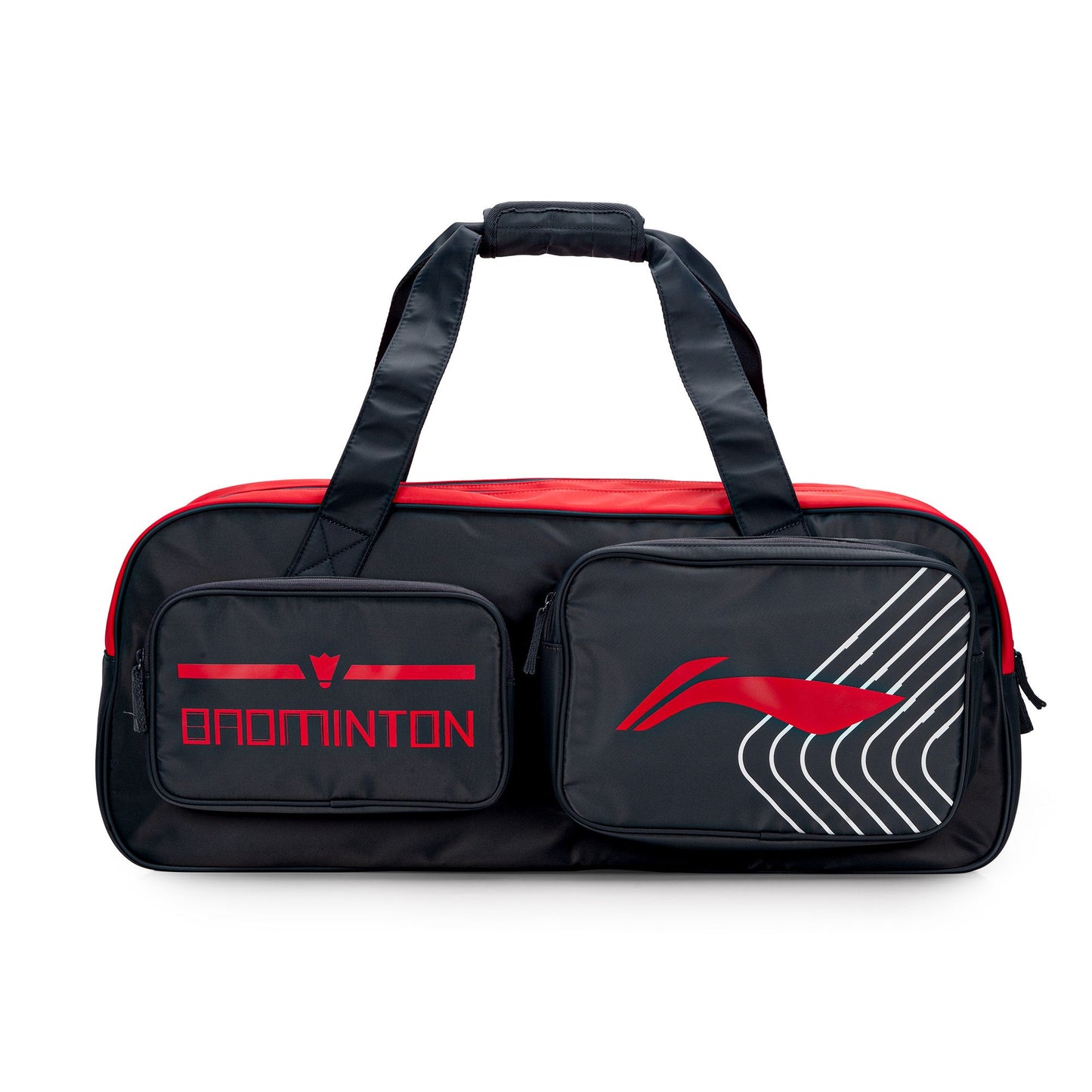 Qube Square Bag (Grey/Red)