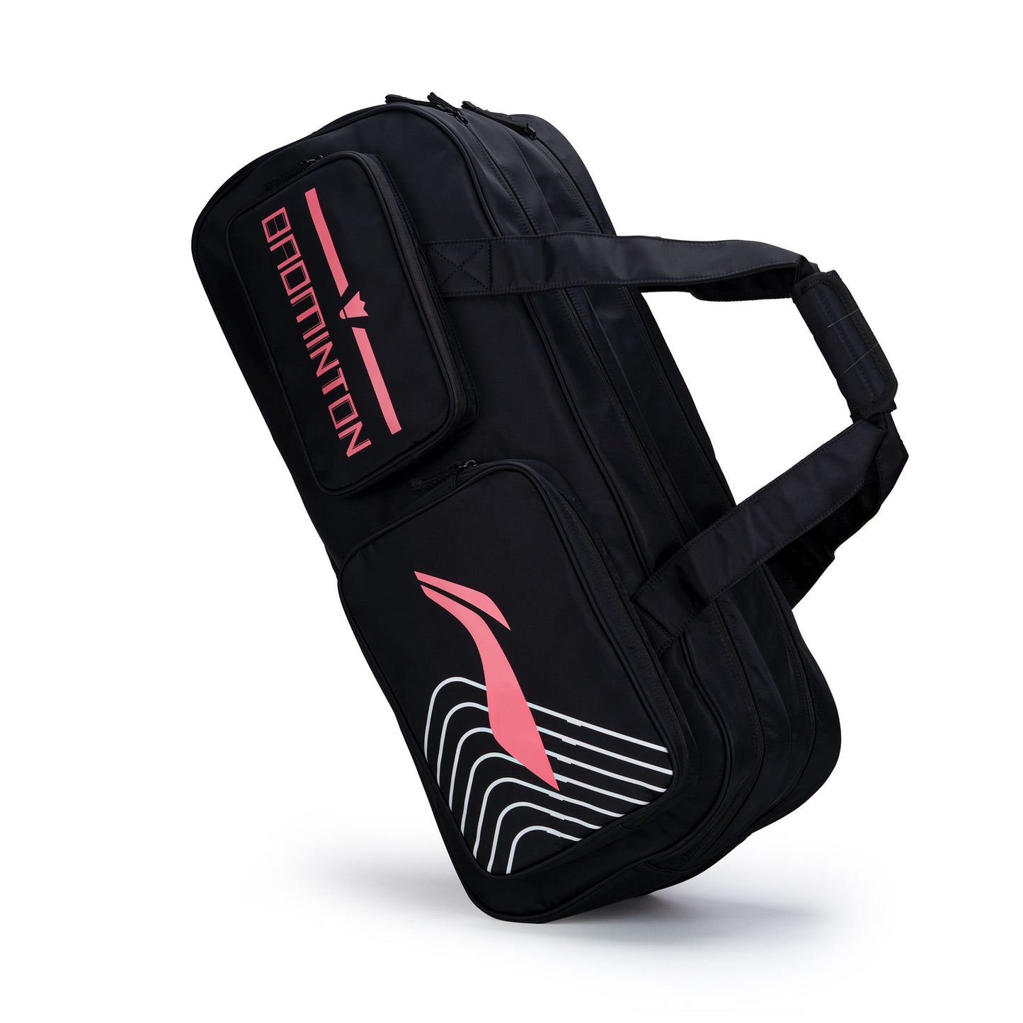 Qube Square Bag (Black/pink)