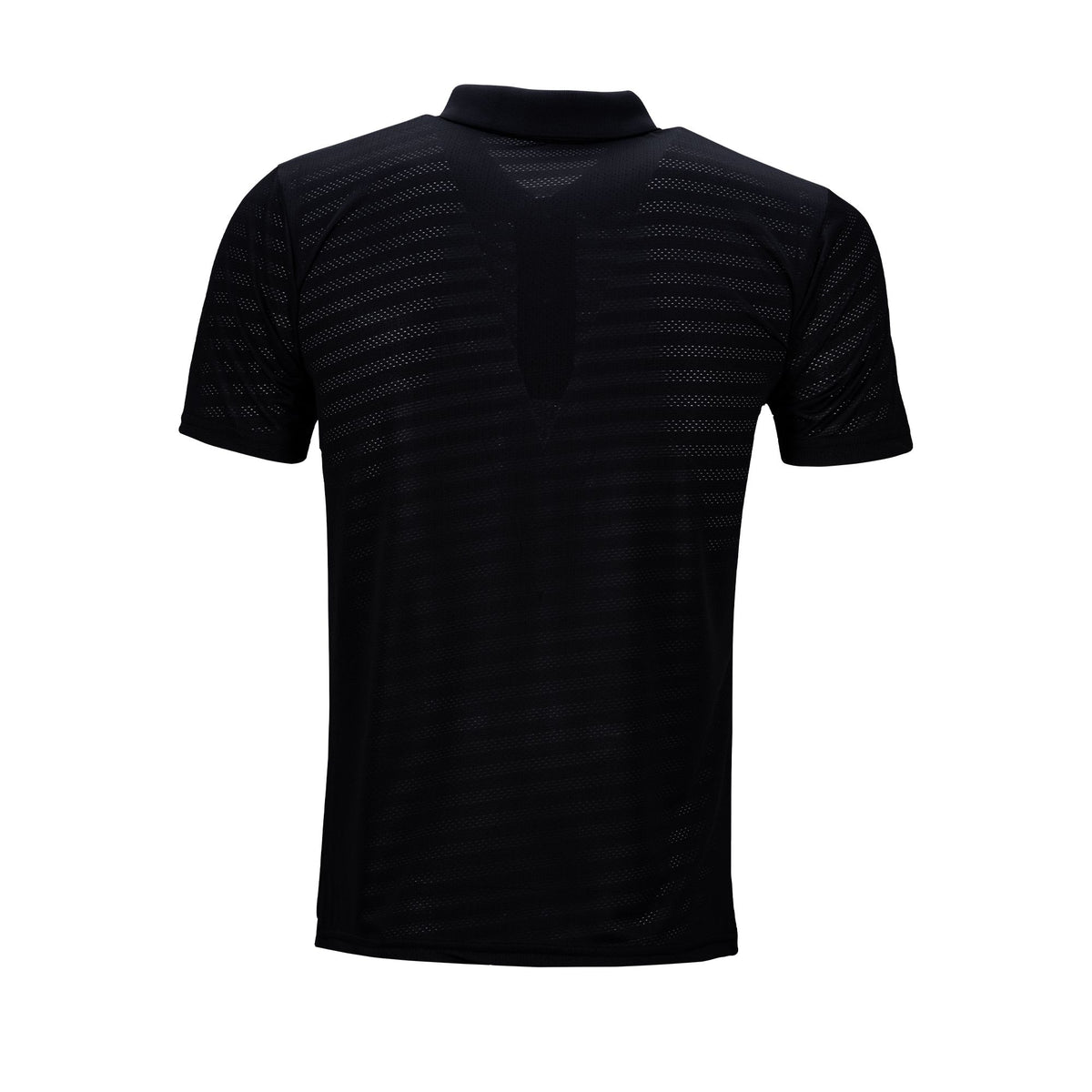 LN Black Solid Polo T-shirt (ATST691-9)