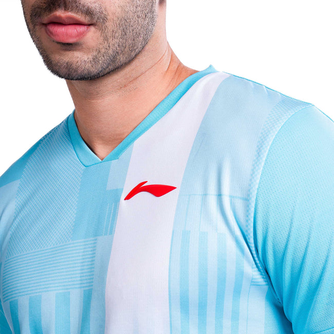 Stroke T-Shirt-SEA BLUE