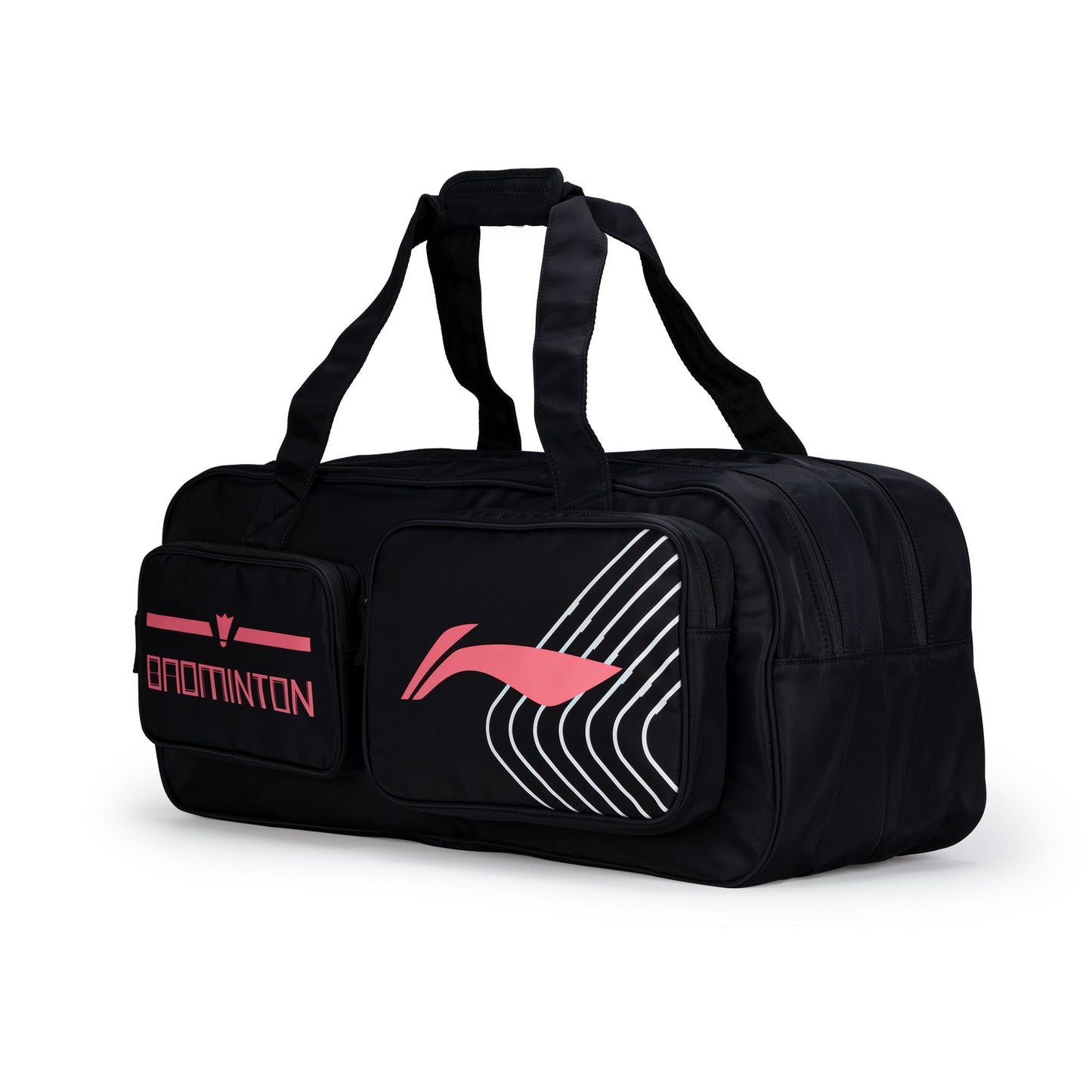 Qube Square Bag (Black/pink)