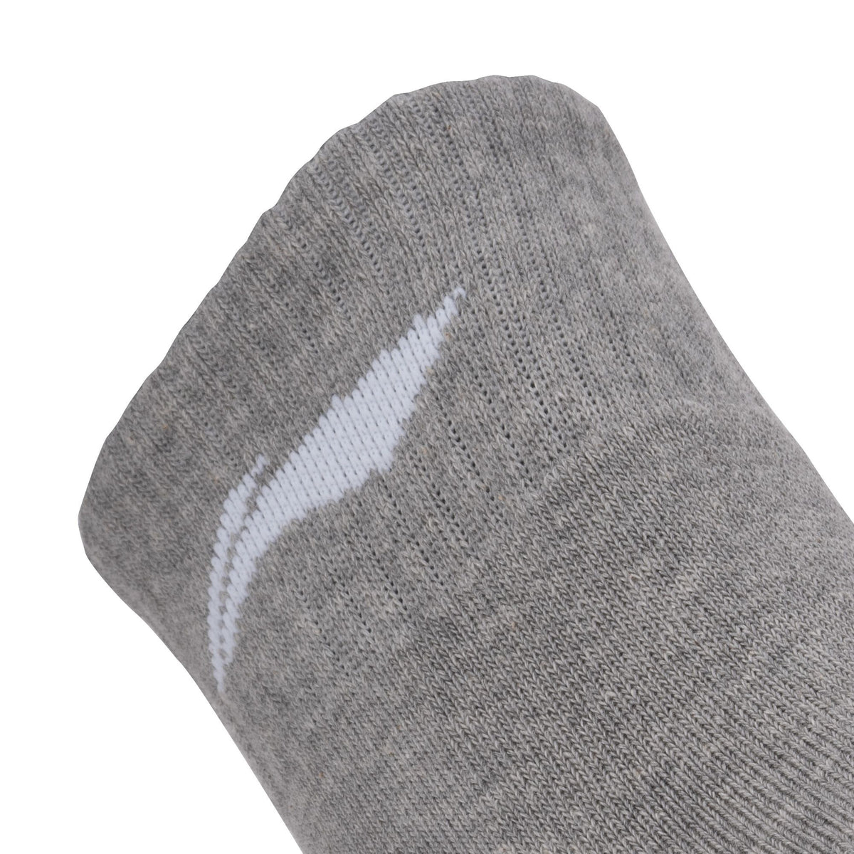Cushioned Quarter Socks 3 Pairs (Grey)