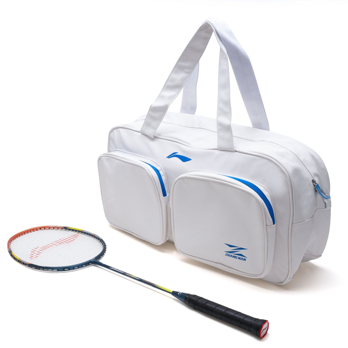 Magnus Badminton Kit Bag-White/Blue