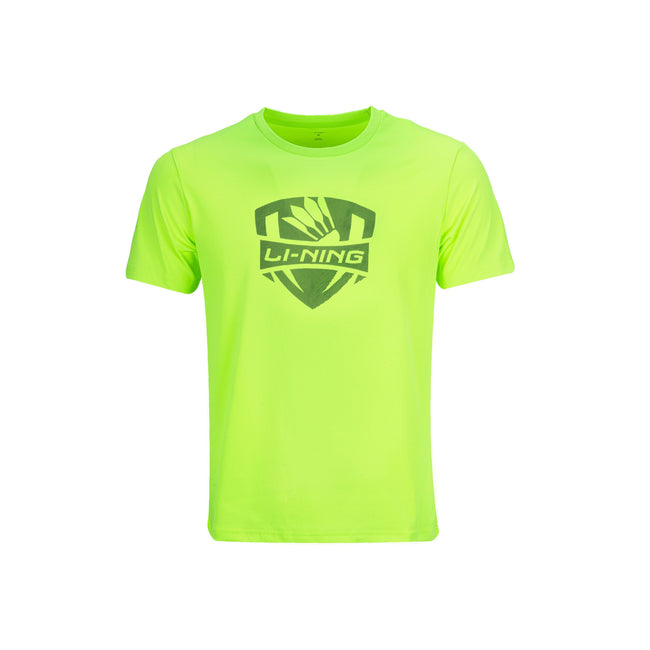 Crest Emblem T-Shirt-NEON LIME