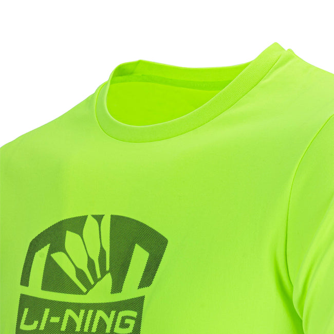 Crest Emblem T-Shirt-NEON LIME
