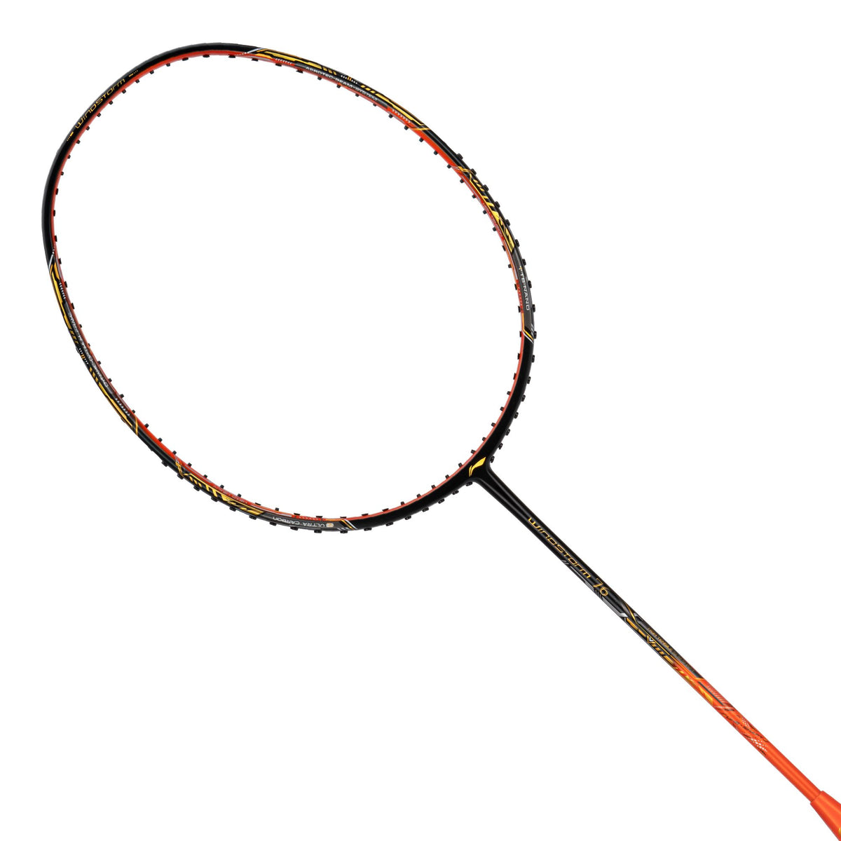 WINDSTORM 76- BLACK/ORANGE/GOLD (UNSTRUNG)
