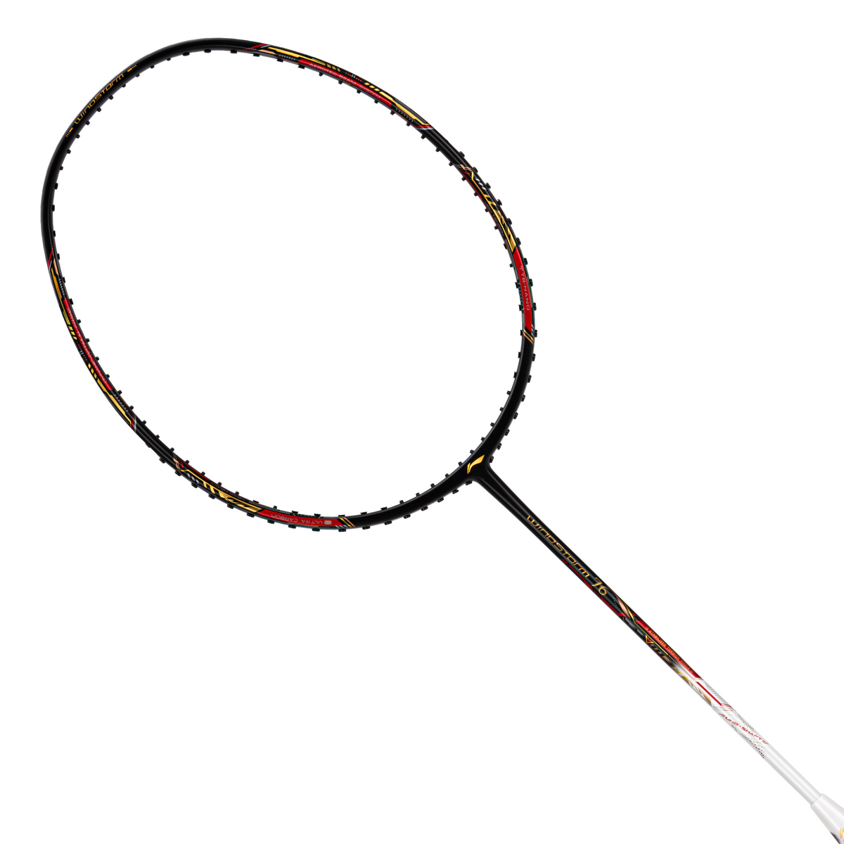 WINDSTORM 76- BLACK/WHITE/RED (UNSTRUNG)