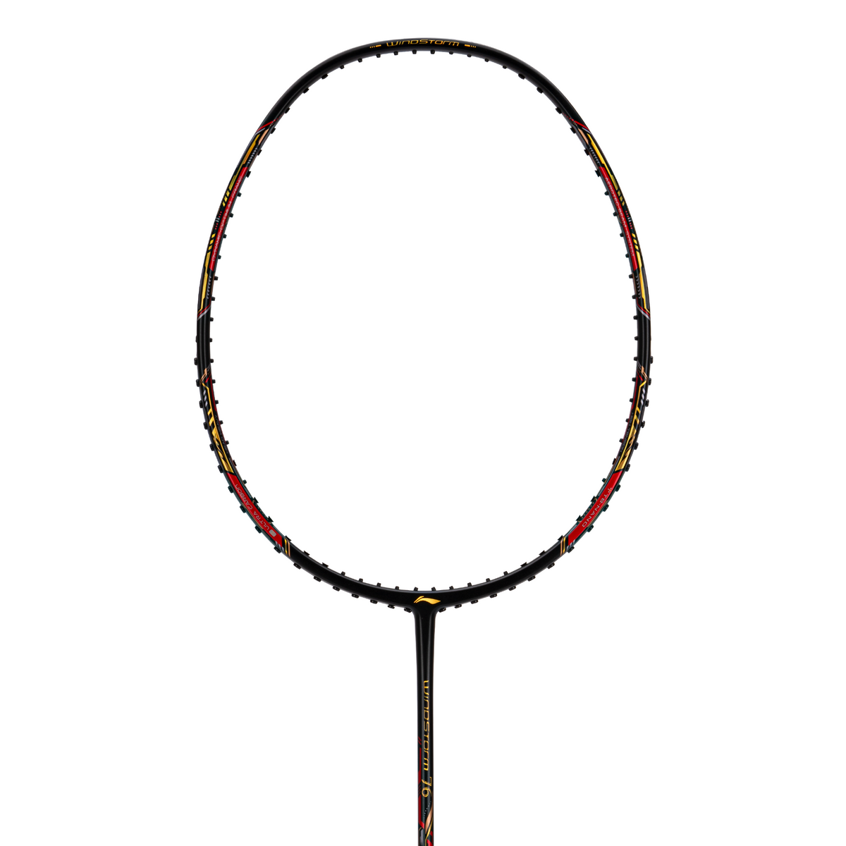 WINDSTORM 76- BLACK/WHITE/RED (UNSTRUNG)