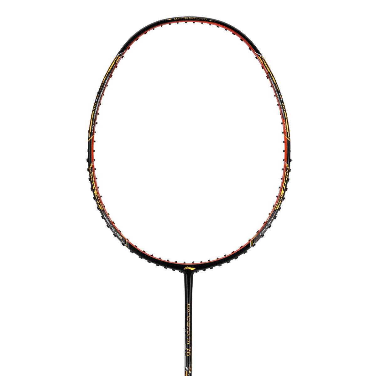 WINDSTORM 76- BLACK/ORANGE/GOLD (UNSTRUNG)