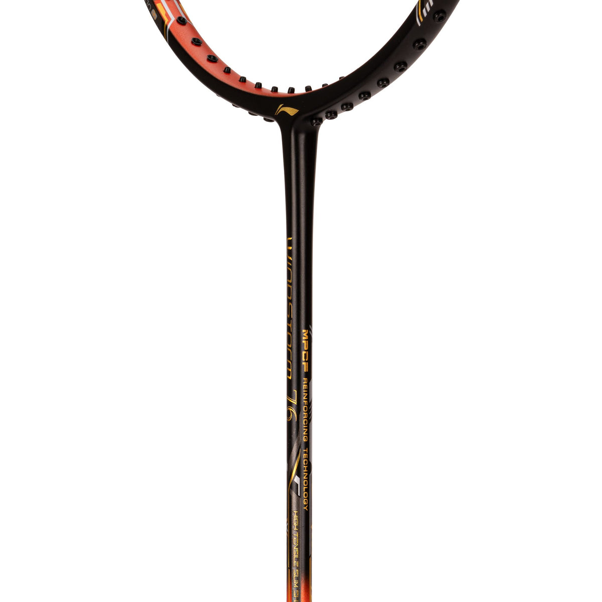 WINDSTORM 76- BLACK/ORANGE/GOLD (UNSTRUNG)