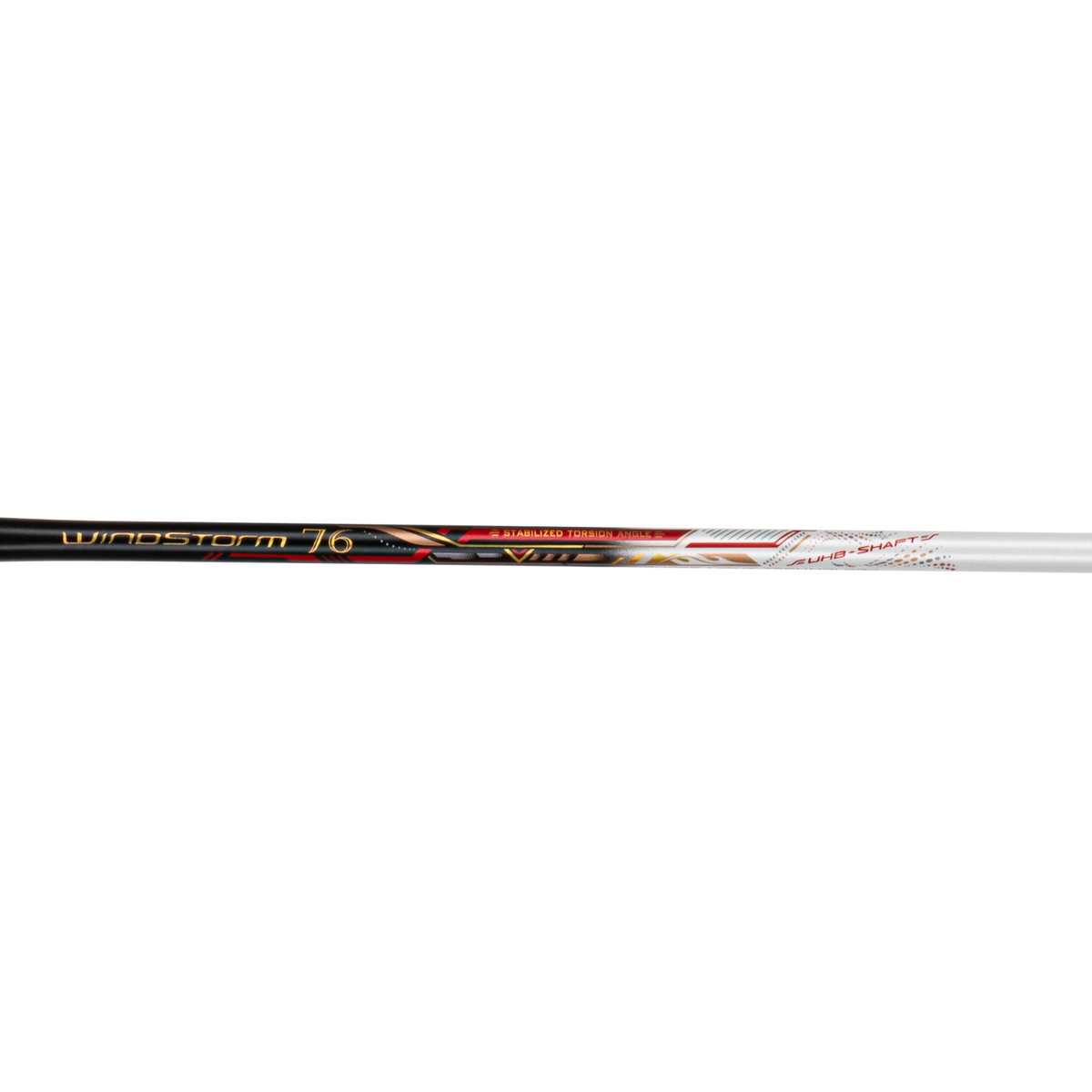 WINDSTORM 76- BLACK/WHITE/RED (UNSTRUNG)