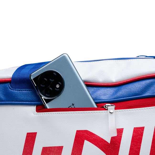 Neon Fusion Kit Bag-WHITE/BLUE/RED