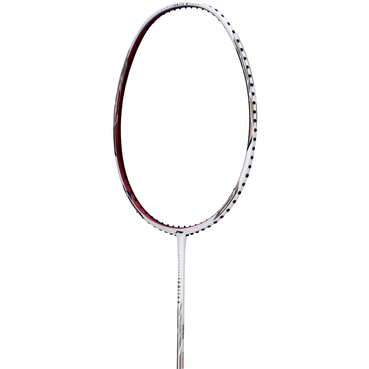 Ignite 8 (Pearl White/Fire Red)