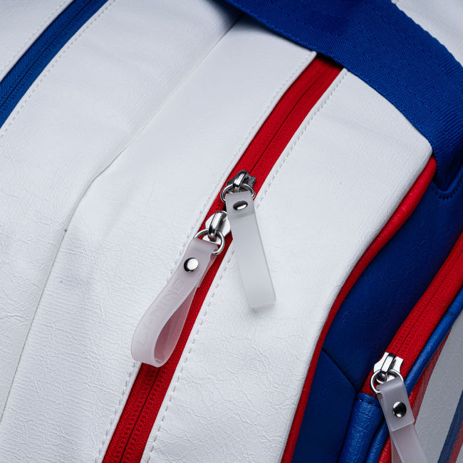 Neon Fusion Kit Bag-WHITE/BLUE/RED