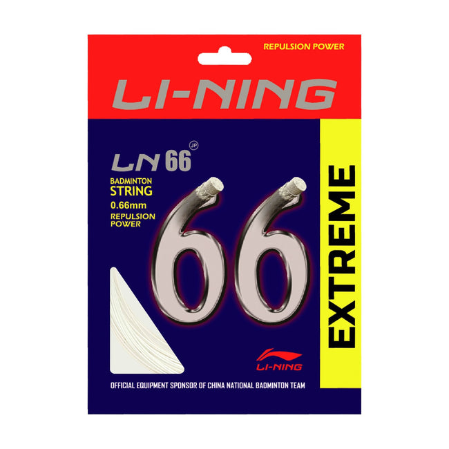 LN - 66 Extreme Badminton String-White