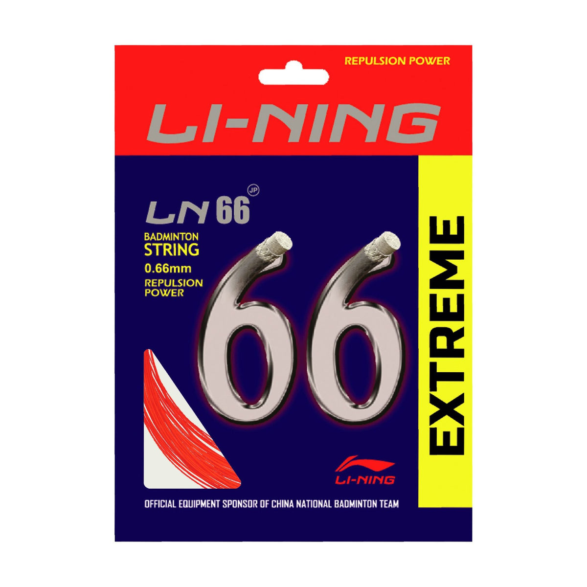 LN - 66 Extreme Badminton String-Red
