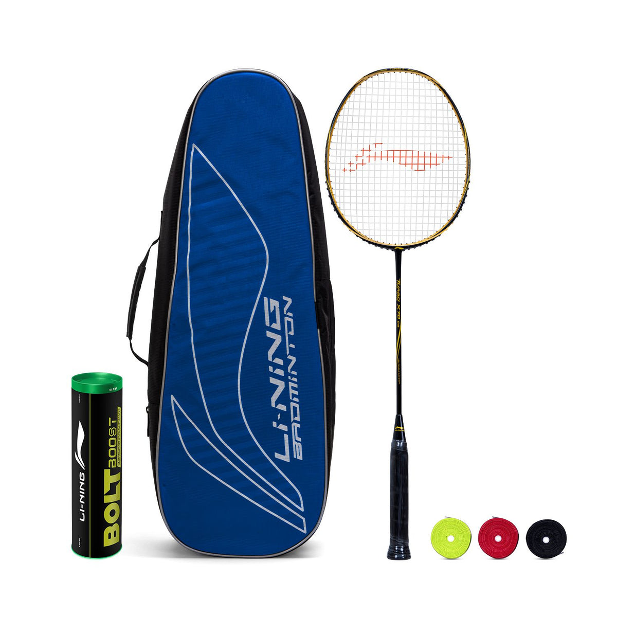 Turbo X 70 G5 - Complete Badminton Kit [BLACK/GOLD(STRUNG)][BB]