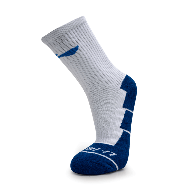 Step Socks (White/Blue)