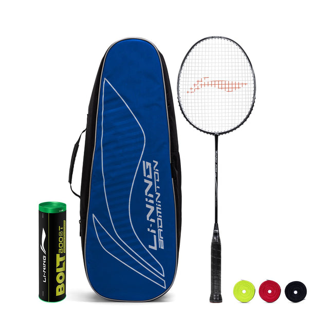 Turbo X 50 G5 - Complete Badminton Kit [BLACK/WHITE(STRUNG)][BB]