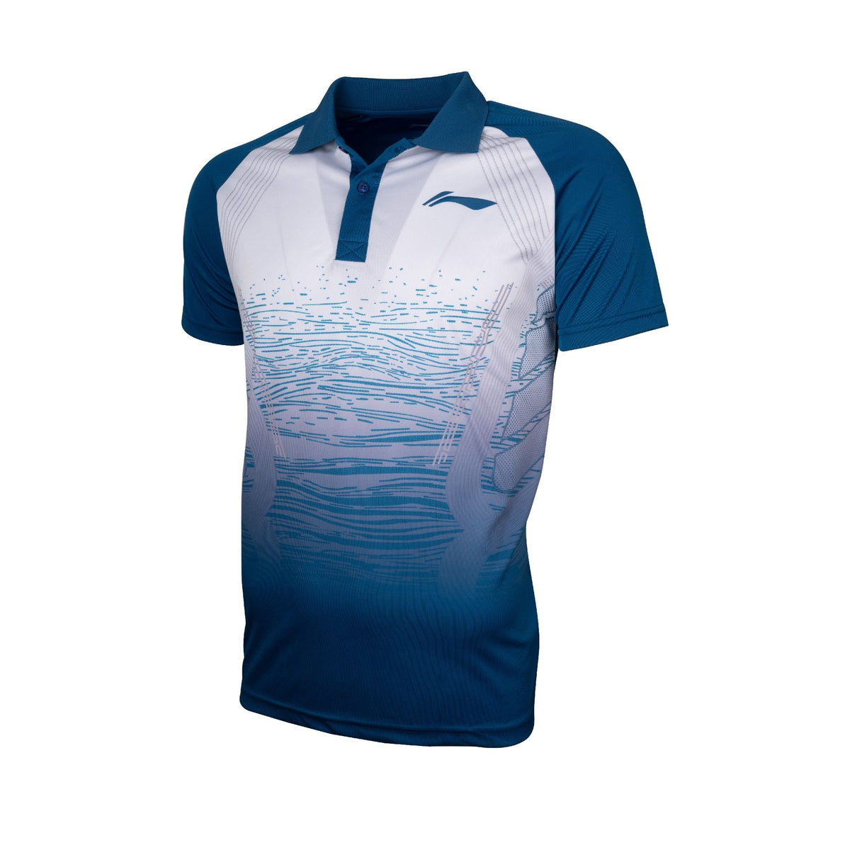 Li-Ning Active Polo T-Shirt -Royal Blue-XS