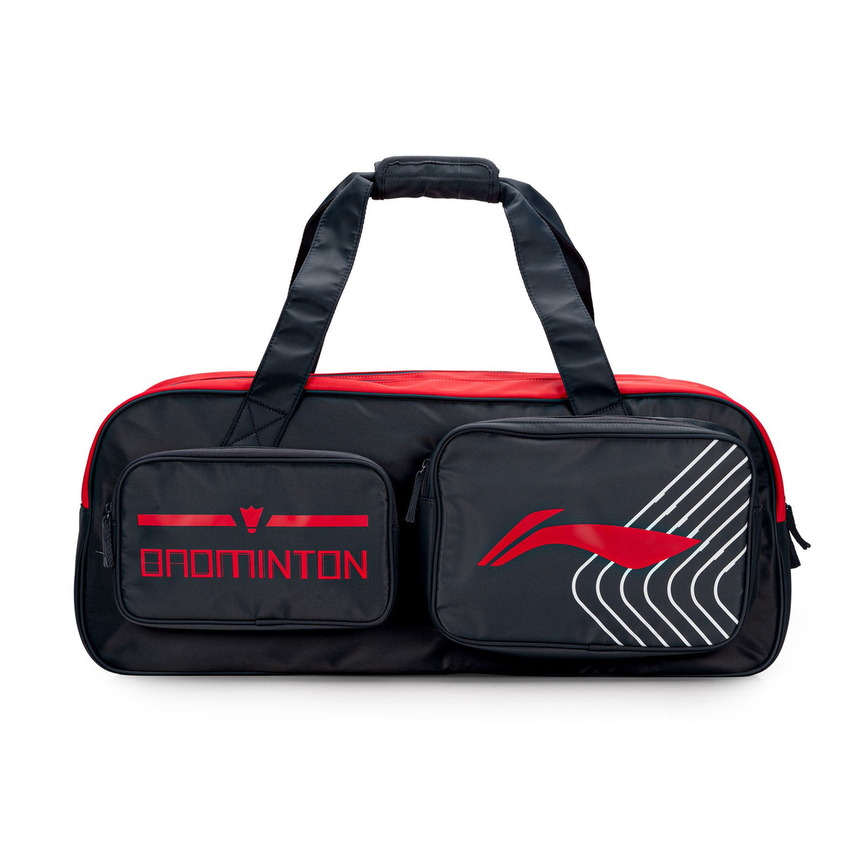 Qube Square Bag (Grey/Red)