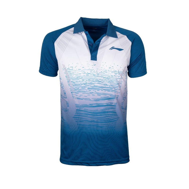 Li-Ning Active Polo T-Shirt -Royal Blue-XS