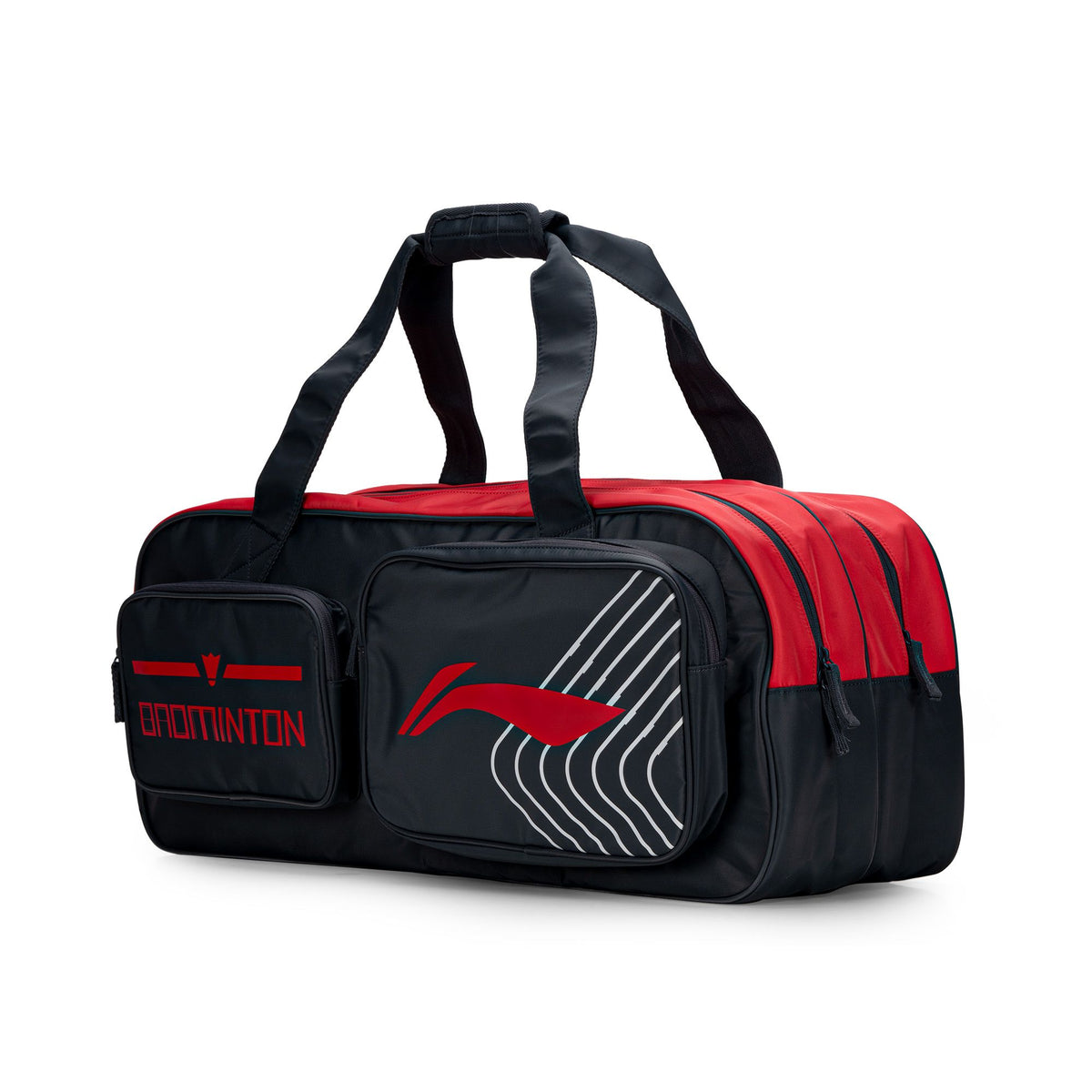 Qube Square Bag (Grey/Red)