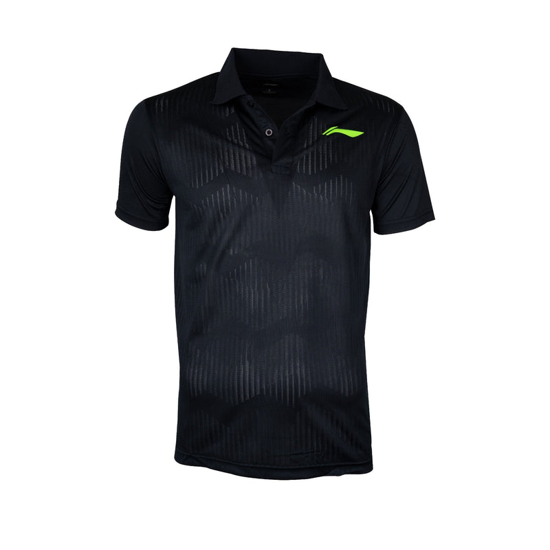 Li-Ning Training Polo Tee-Black-XS
