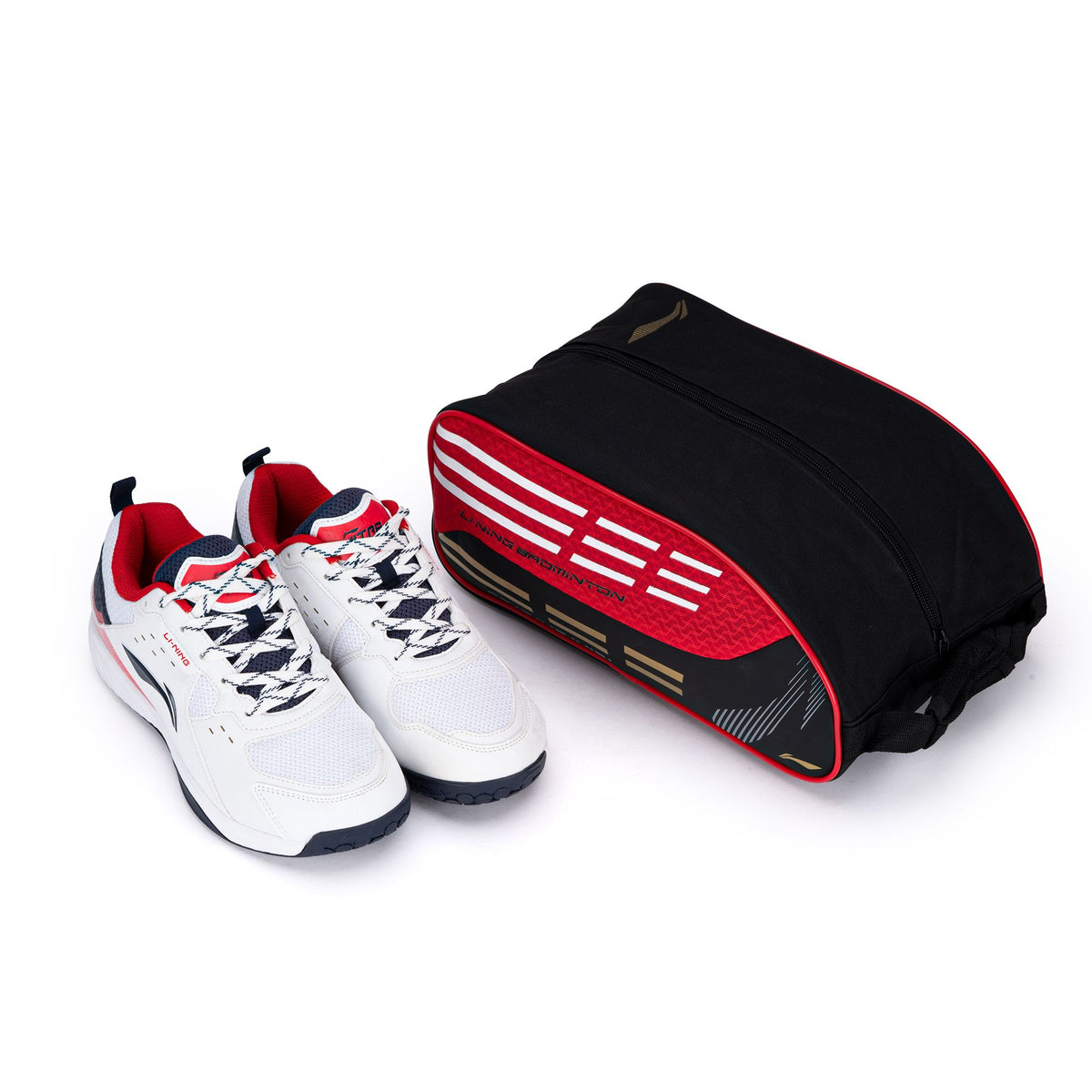 Serenity Shoe Bag (Black/Red)