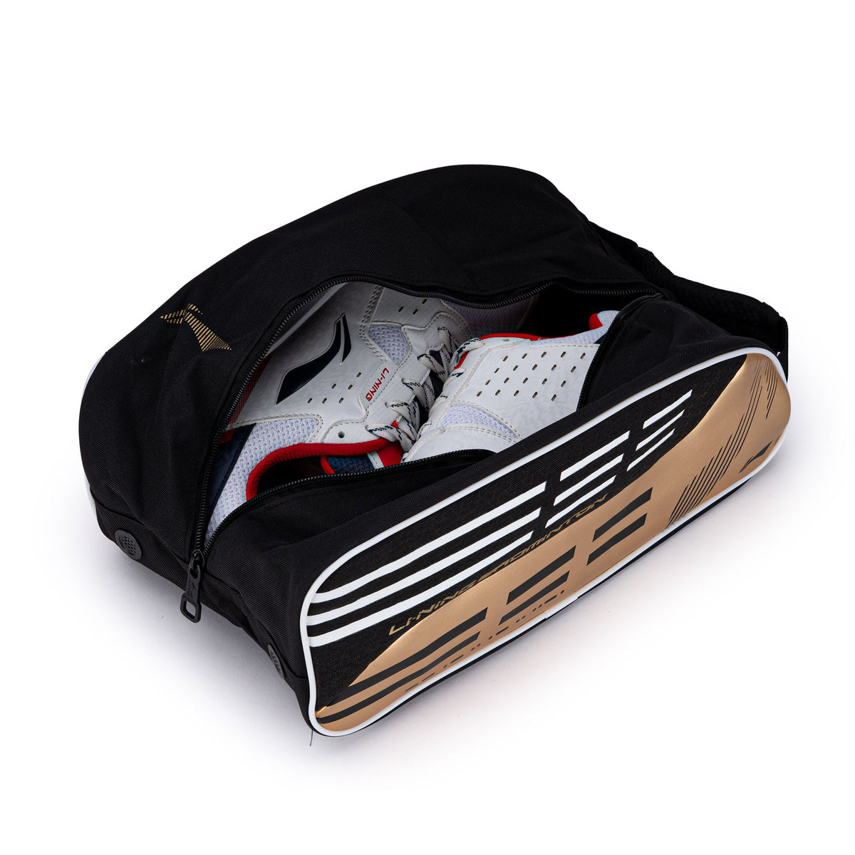 Serenity Shoe Bag (Black/Gold)