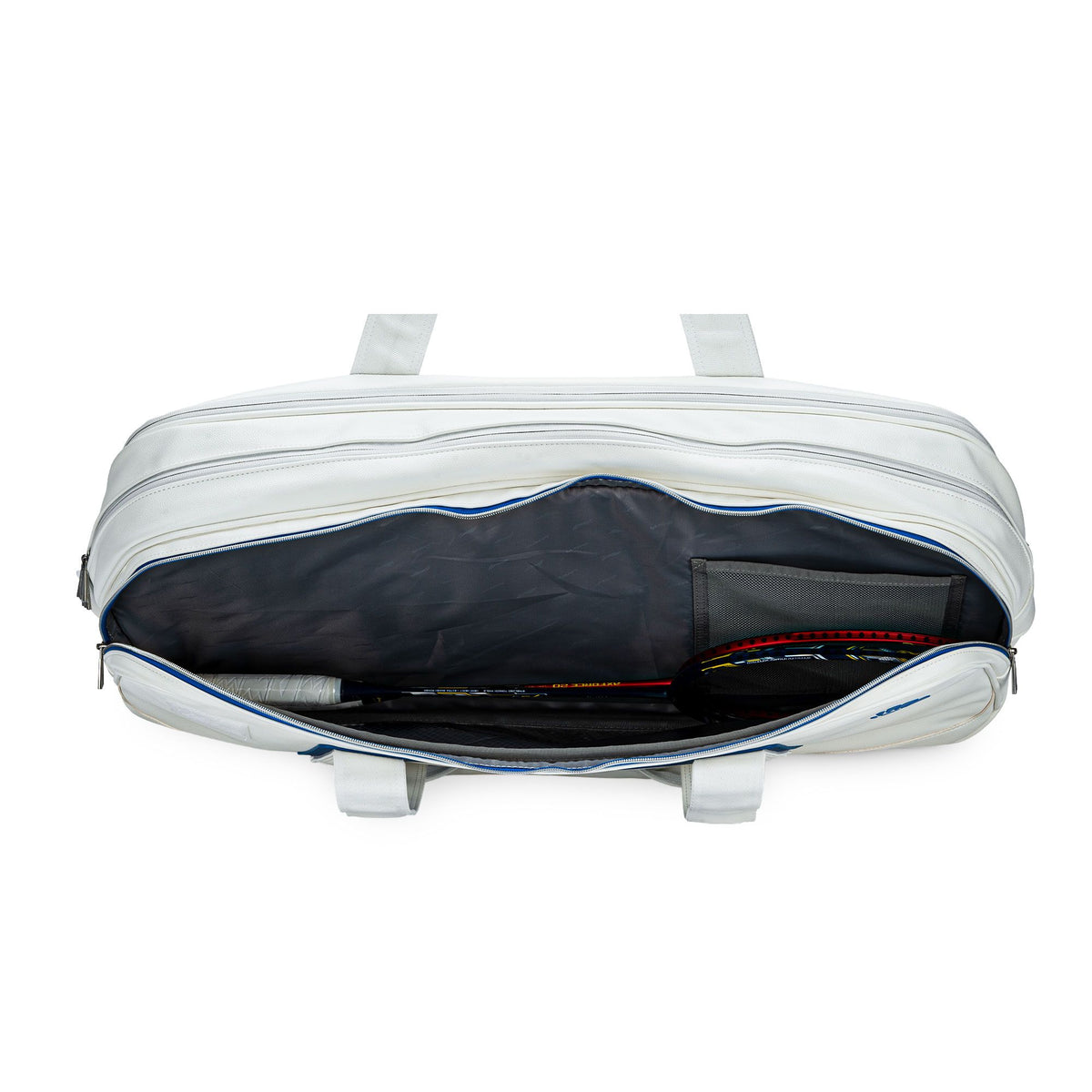 Square Badminton Bag - White/Blue
