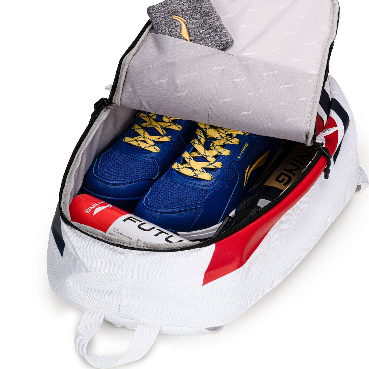 E-Glide Backpack (White/Red/Blue)