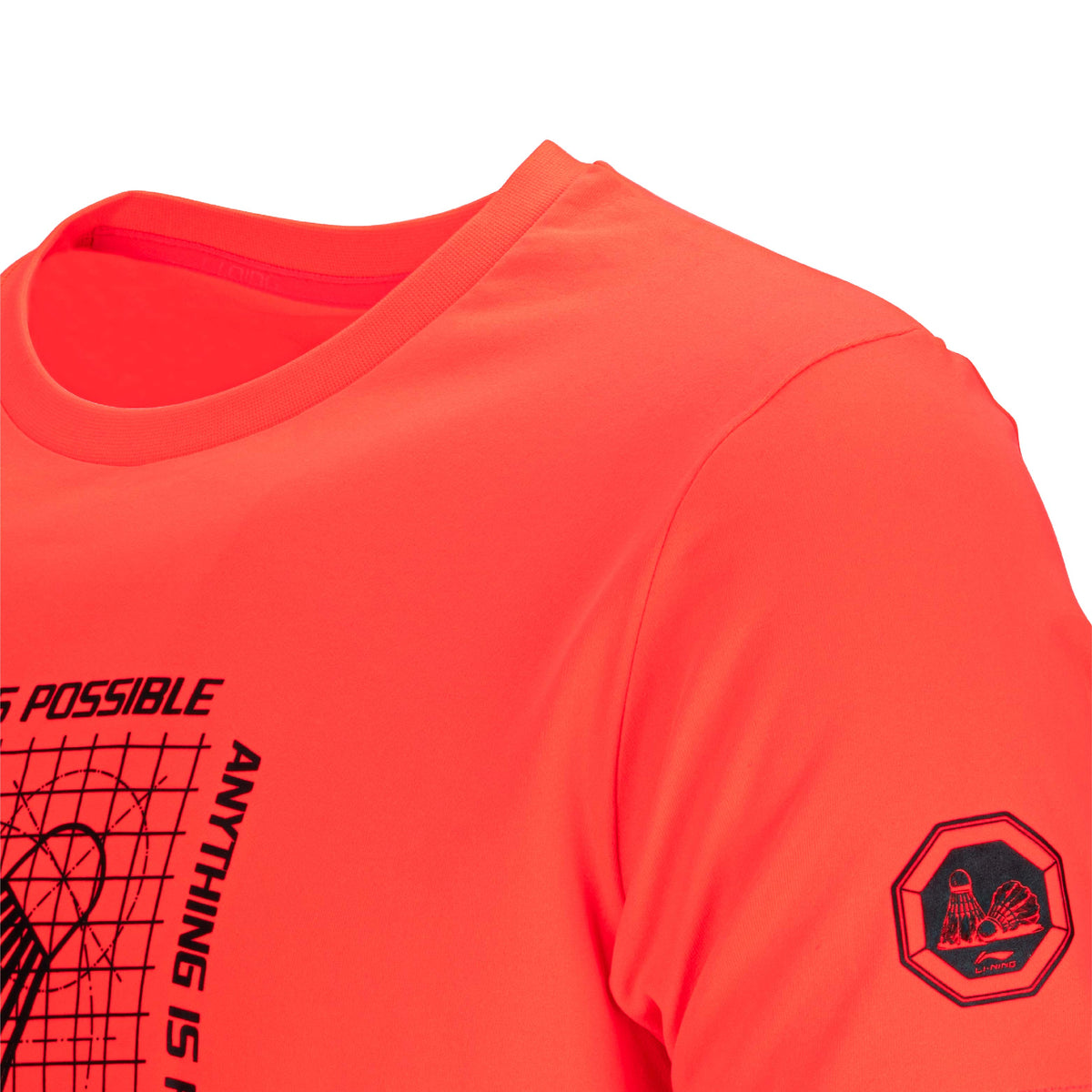 Shuttler T-Shirt-NEON ORANGE