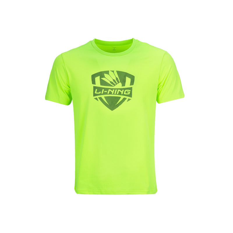 Crest Emblem T-Shirt-NEON LIME