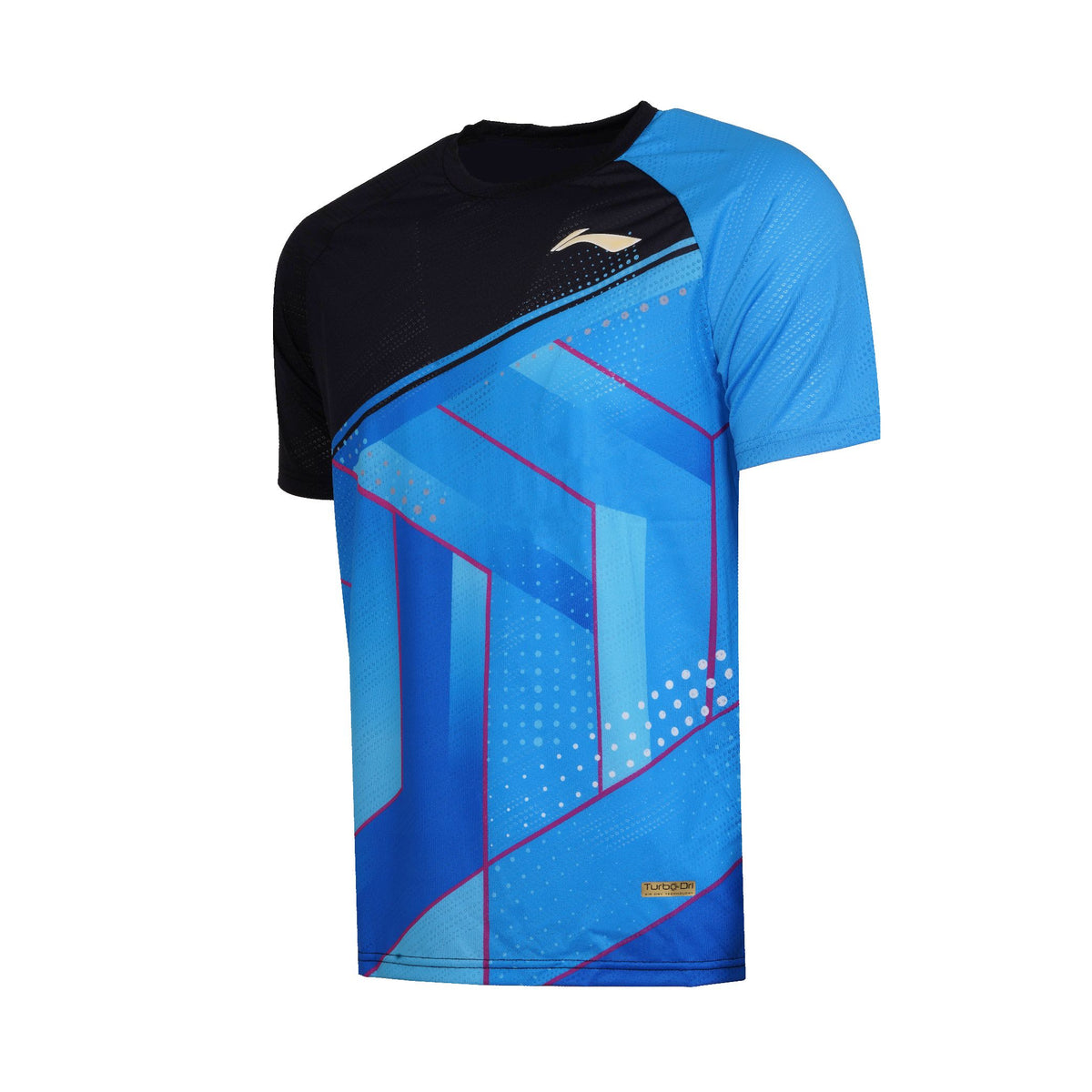 Isometric T-Shirt - Black/Blue