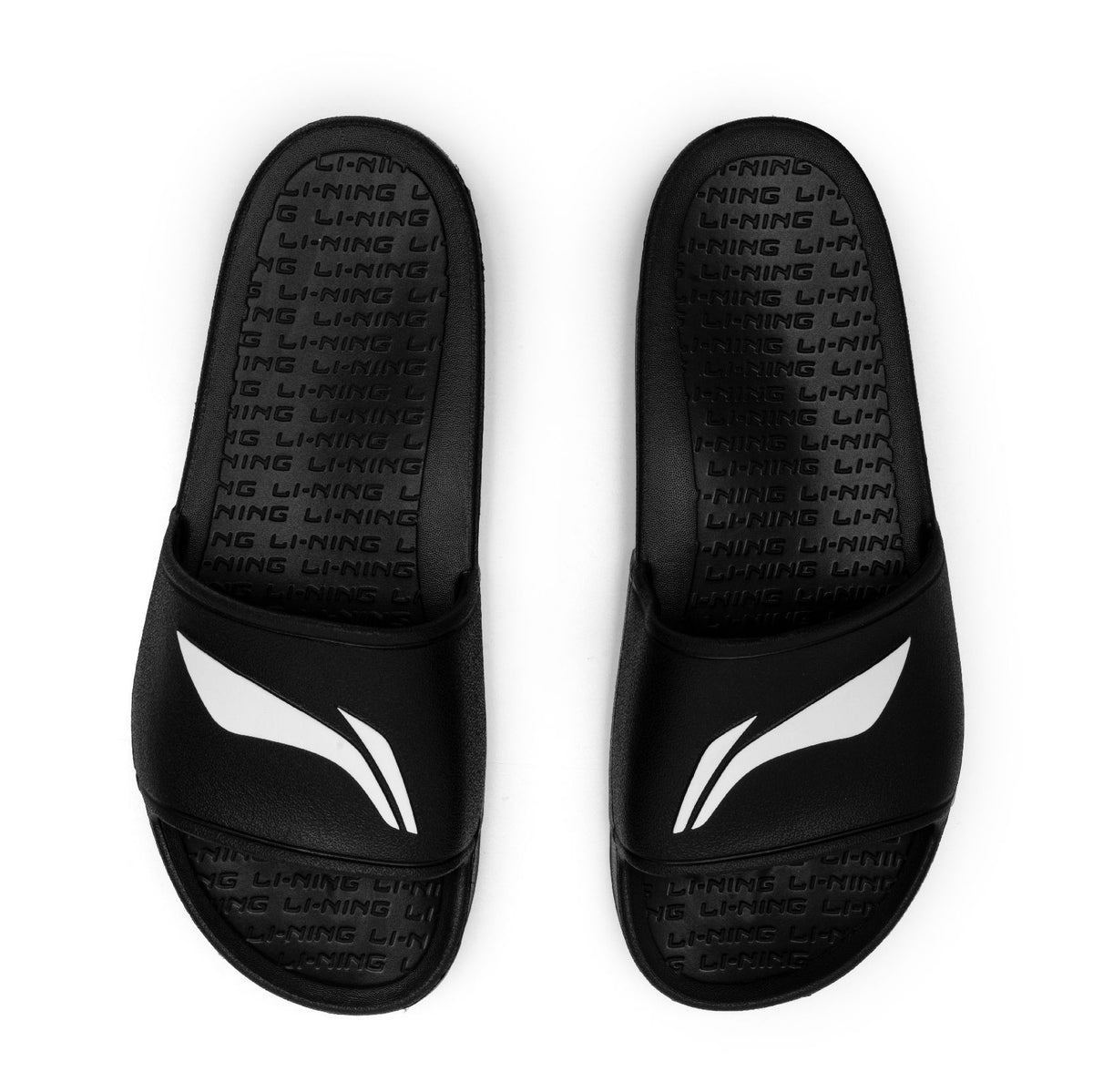 Badminton Off-Court Slippers - Black/White - 7 UK