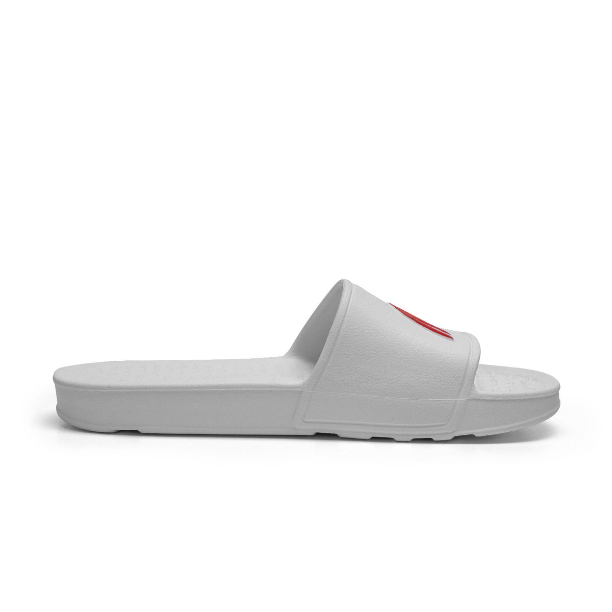 Badminton Off-Court Slippers - White/Cinnabar Red - 7 UK