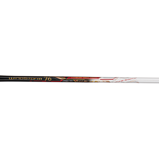 WINDSTORM 76- BLACK/WHITE/RED (UNSTRUNG)