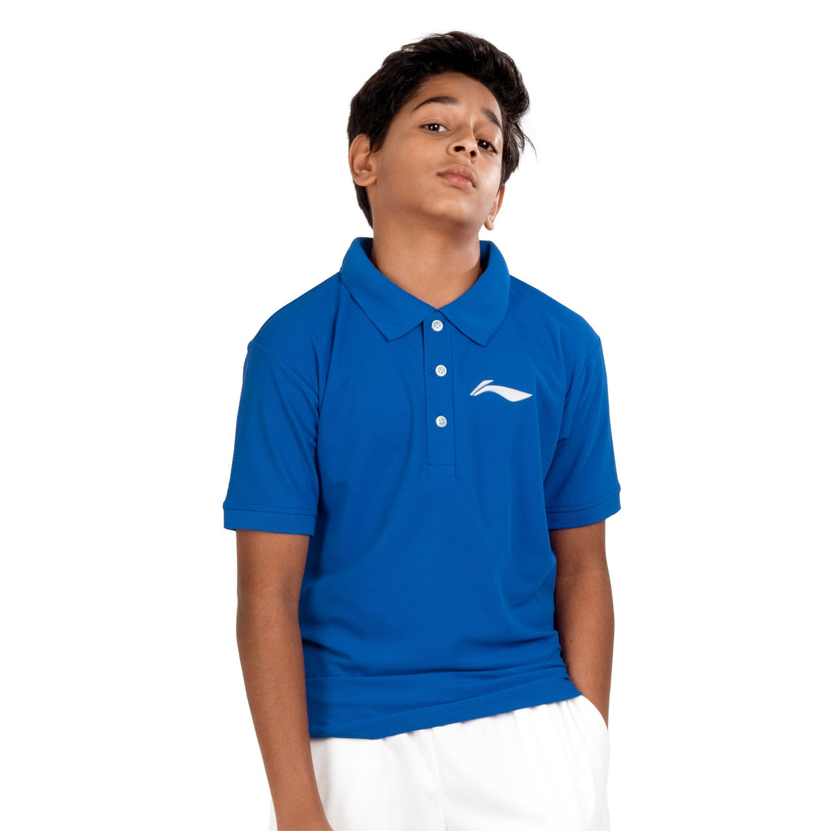 LN Solid Polo T-shirt [Jr] - Royal Blue