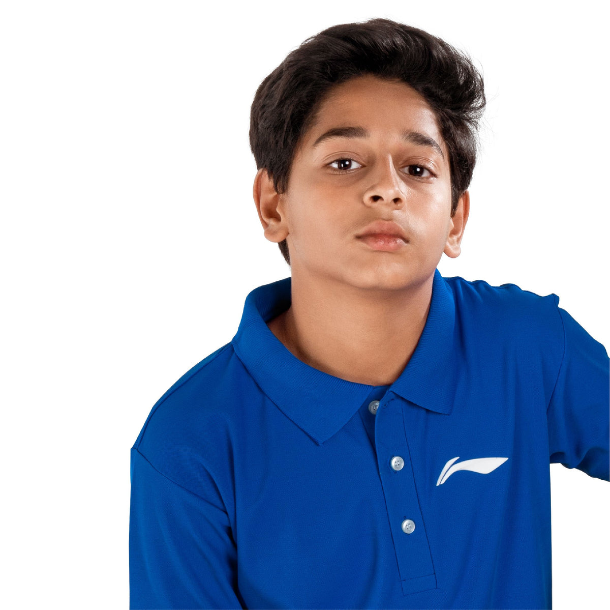 LN Solid Polo T-shirt [Jr] - Royal Blue