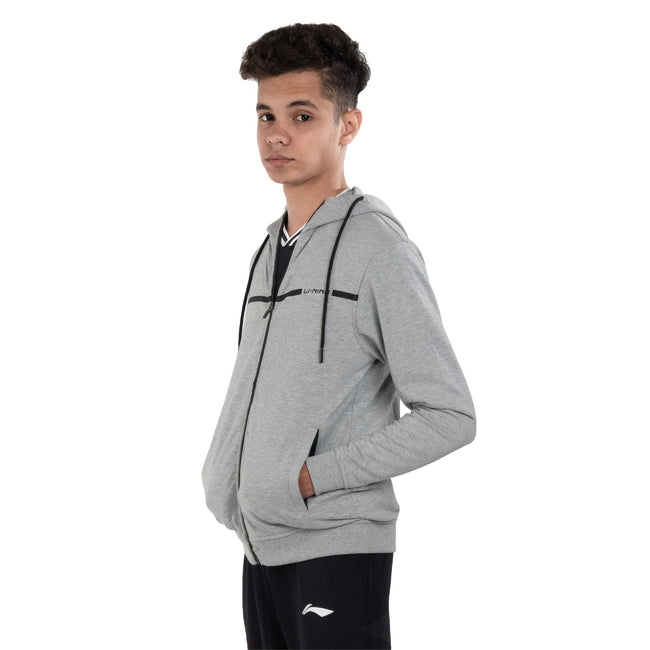 Pro Essentials Hoodie [Jr] - Grey/Milange