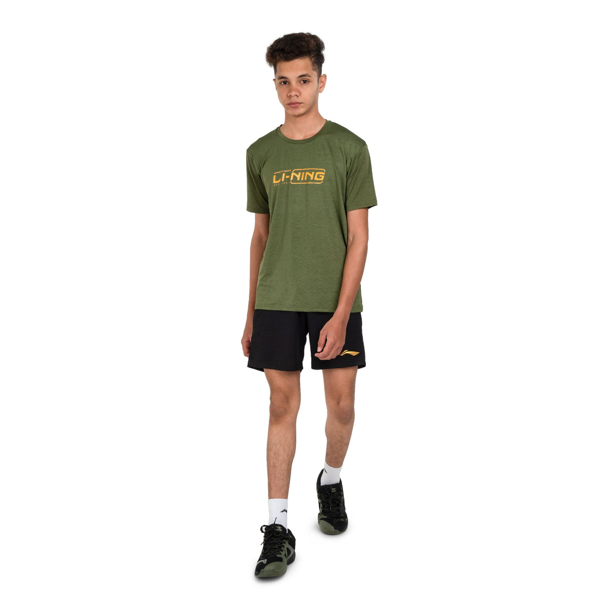 3D Logo Shorts [Jr] - Black/Gold