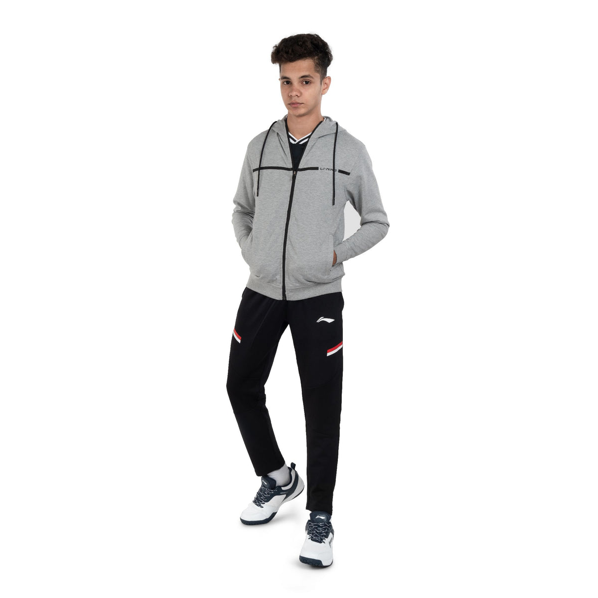 Pro Essentials Hoodie [Jr] - Grey/Milange