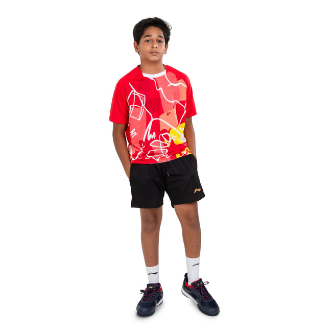 Doodle T-Shirt [Jr] - Red