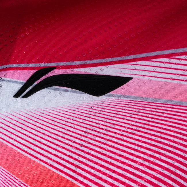 Triangulations T-shirt - Fushia/Black