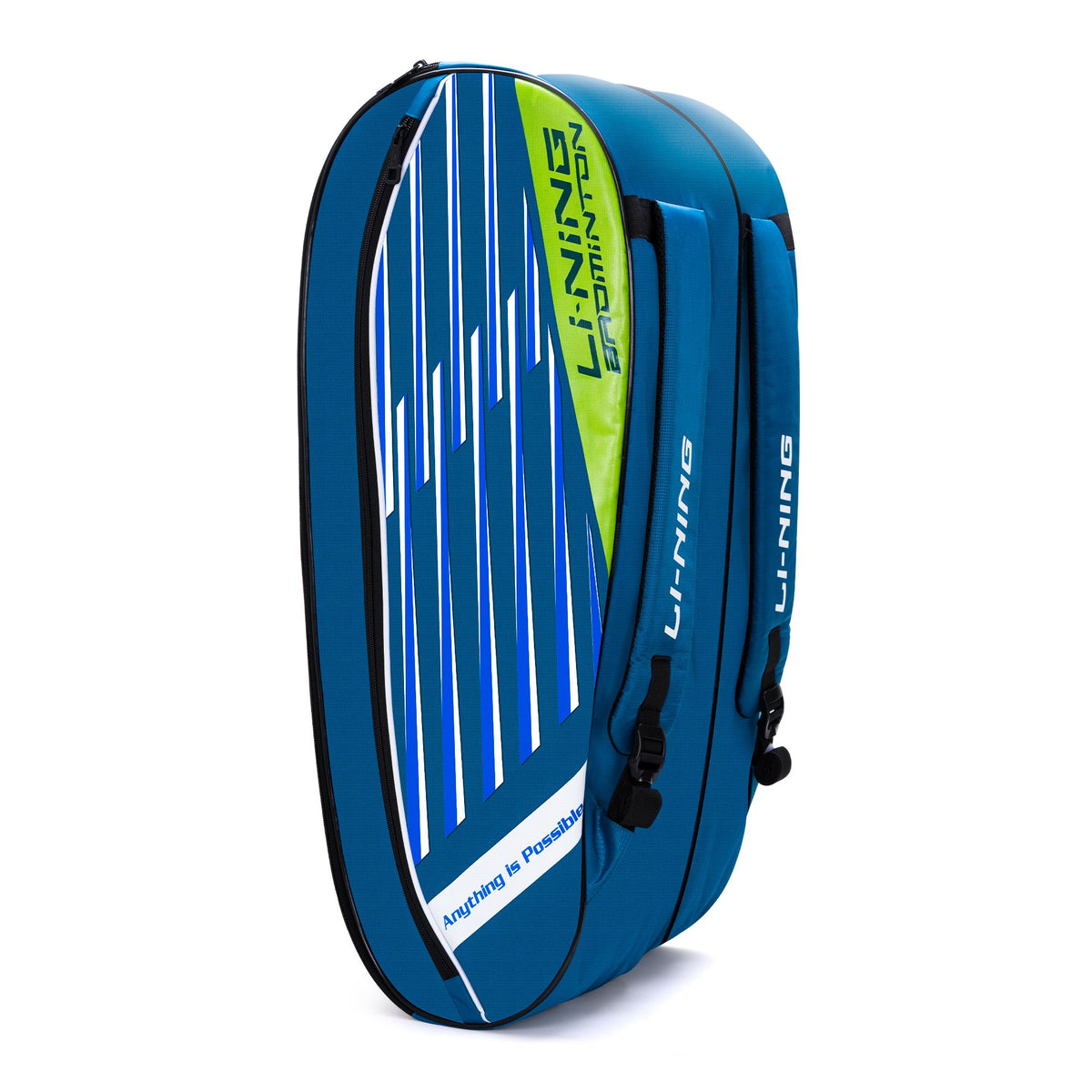Flash Badminton Kit Bag-Sea Blue, Lime