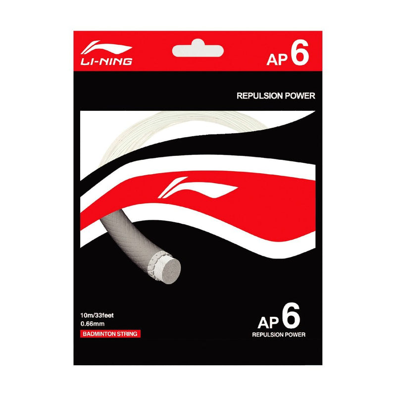 AP - 6 Badminton String-White