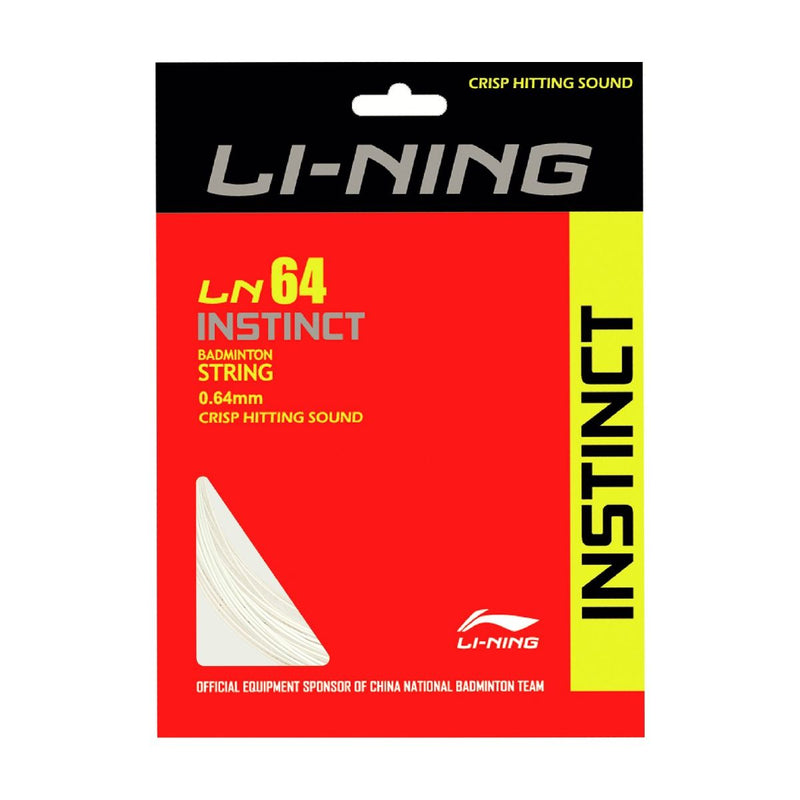 LN - 64 - Instinct Badminton String-White